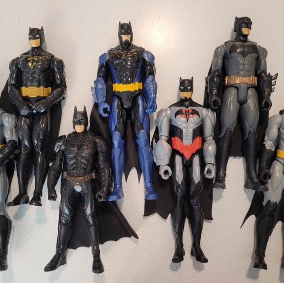 DC Batman Action Figure lot Dark Knight  Molten - Picture 1 of 5